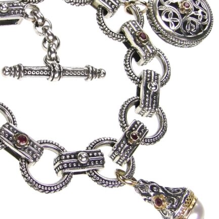 Charm Bracelets in 18k Gold and Silver 6147 a