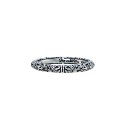 Band Ring 3mm for Men’s in Sterling Silver 925