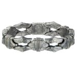 Men’s Minotaur Link Bracelet in Sterling Silver 925