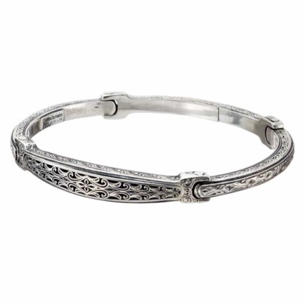 Bangle Bracelet in Sterling Silver 925