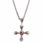 Pearl Cross Necklace