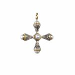 Pearl Cross Necklace