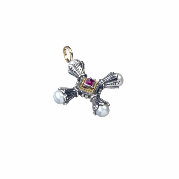 Pearl Cross Pendant