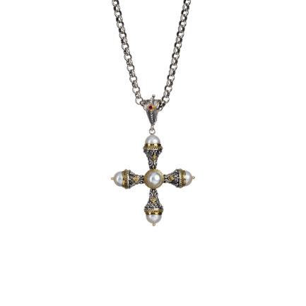 Cultured Pearl Cross
