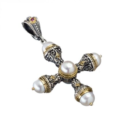 Cultured Pearl Cross