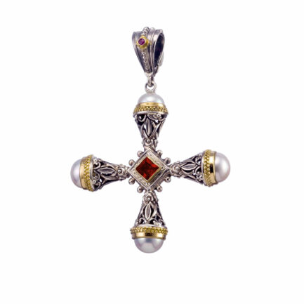 Cultured Pearl Cross