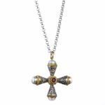 Cultured Pearl Cross necklace