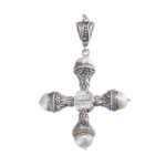 Cross Pearl Pendant