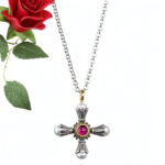 Pearls Cross Pendant