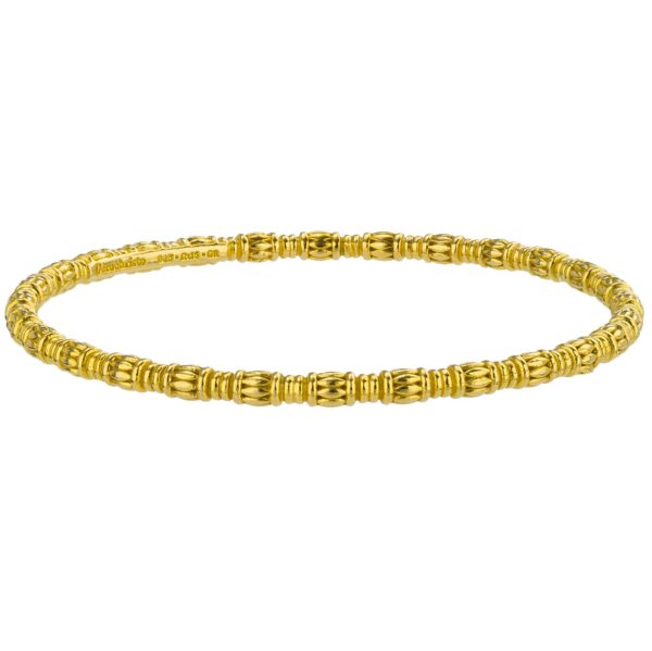 Bangle Bracelet 3mm in Gold plated Sterling Silver 6519