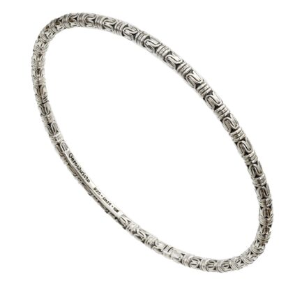 Bangle Bracelet 3mm in Sterling Silver 6526 a