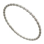 Bangle Bracelet 3mm in Sterling Silver 6528a