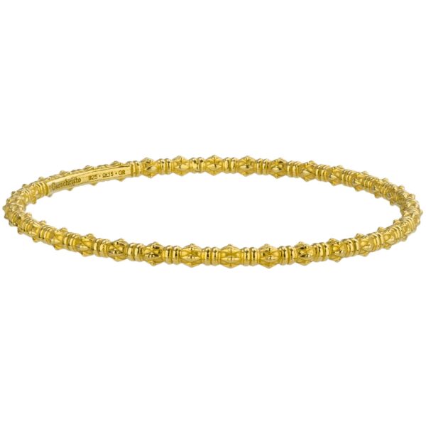 Bangle Bracelet in Gold plated Sterling Silver 6527