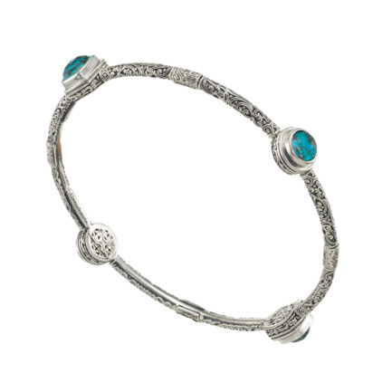 Bangle Bracelet in Sterling Silver 6495b