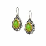 Tear Colors Earrings in Sterling Silver with Gold plated parts for Women’s