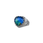 Heart Color Ring in Sterling Silver 925