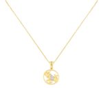 Capricorn Zodiac Gold sign Necklace Charms k14