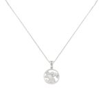 Aquarius Zodiac Gold sign Necklace Charms k14