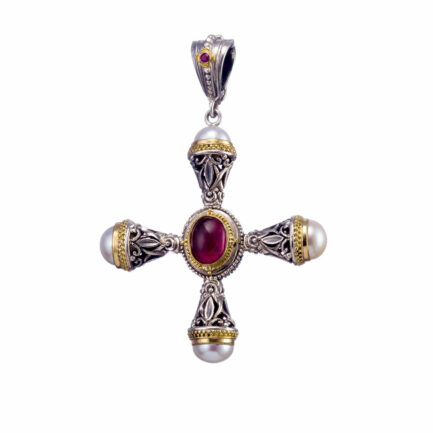 Pearl Cross Necklace