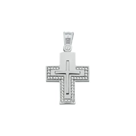Baptism Cross Yellow and White Gold k14 perfect for adults and babies
