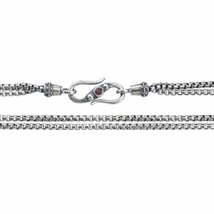 Box Double Sterling Silver Chain 925 2.7mm