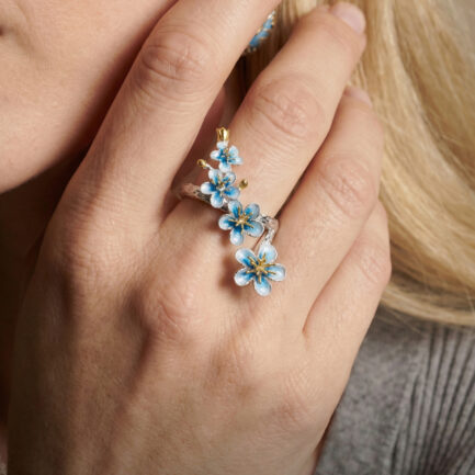 Almond Blossom Statement Ring