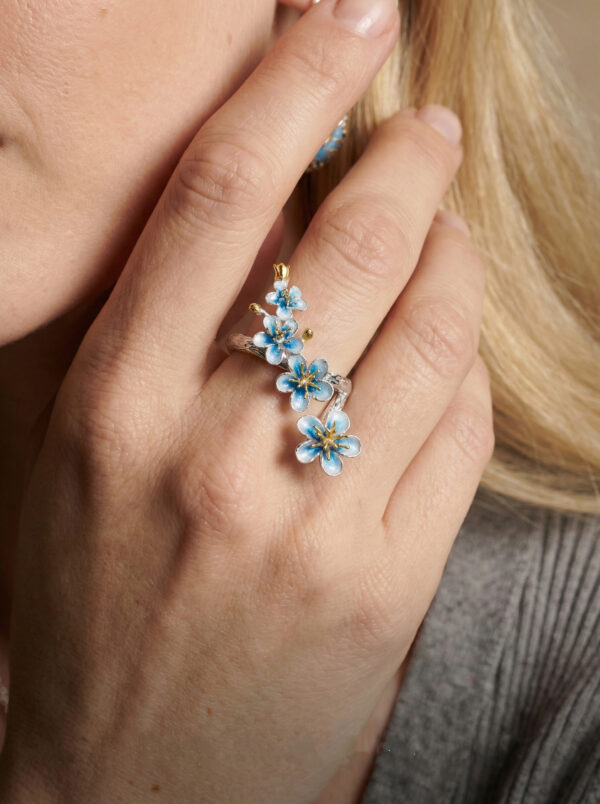 Almond Blossom Statement Ring