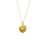 Heart Small Pendant in Gold plated silver 925