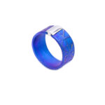 Titanium Ring blue color
