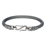 Men’s Bracelet Braided Handmade Chain 925 Sterling Silver