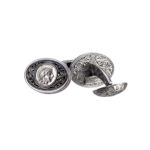 Athena the Great Ancient Coin Cufflinks in Sterling Silver 925