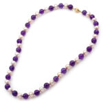 Amethyst and Freshwater Pearl necklace
