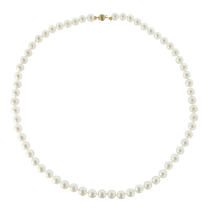 Fresh Water Pearl Necklace 6.5-7mm N153125-PE f