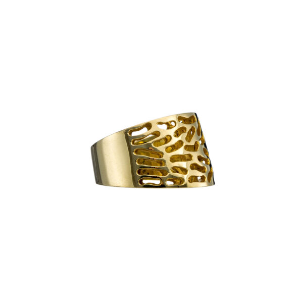 Ancient Band Ring yellow Gold R152226-k b