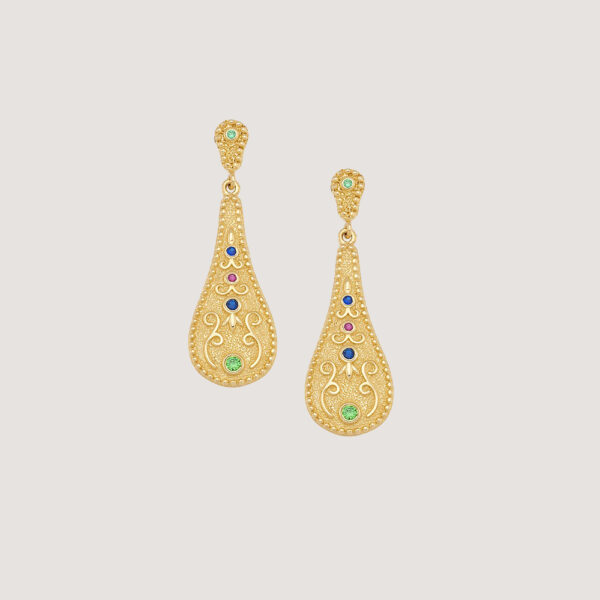 Byzantine Teardrop Earrings