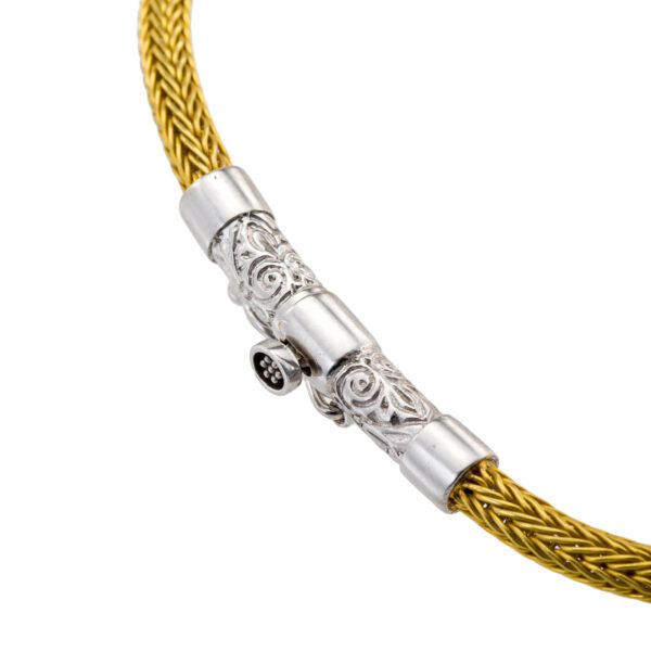Chain 0.35mm Bracelet Two Tone B152651-k a