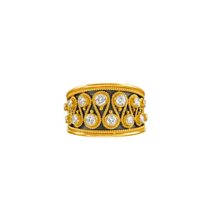 Diamonds Gold Band Ring R155000-k a