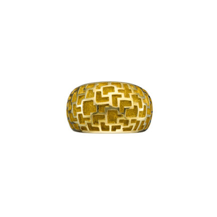 Greek Key Gold RingR152225-k a
