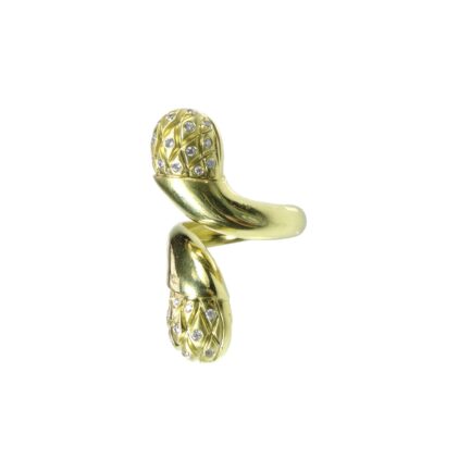 Handmade Byzantine Ring with Diamonds R152530-k