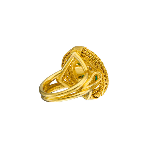 Handmade Chain Round Ring R152224-k c