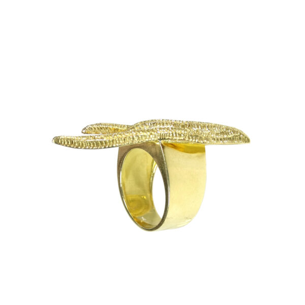 Handmade Wings Gold Ring R152227-k c