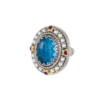 Oval-Statement-Color-Ring-in-18K-Yellow-Gold-and-Sterling-Silver-92