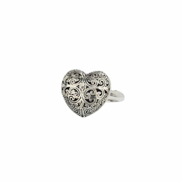 Heart Ring in Gold plated Sterling silver 925 - Image 7
