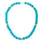 Green Jade 10mm Beaded Necklace N153188-A b