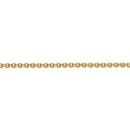14k Yellow Gold 1.5mm Diamond Cut Rolo Chain