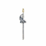 Sword Pendant Elegant Men’s 3403 back