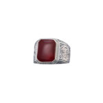 Sterling Silver Ring for Men with Semi Precious Stones