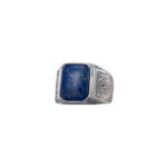 Sterling Silver Ring for Men with Semi Precious Stones