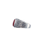 Sterling Silver Ring with Semi Precious Stones