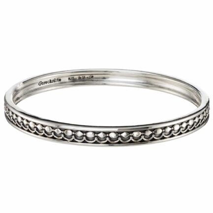 Bangle Byzantine Bracelet in Sterling Silver 6497